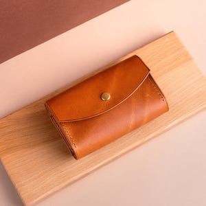 Leather 35mm Film Case Holder Pouch, Photography Camera Accessories Bag for Photographers Brown