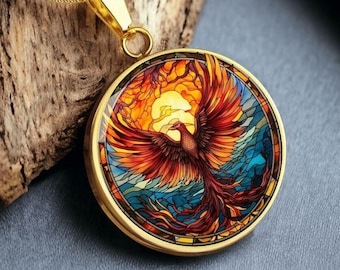 Phoenix Bird Personalized Necklace For Inspirational Gift For Women Personalized Phoenix Necklace Gift For Encouragement Phoenix Pendant