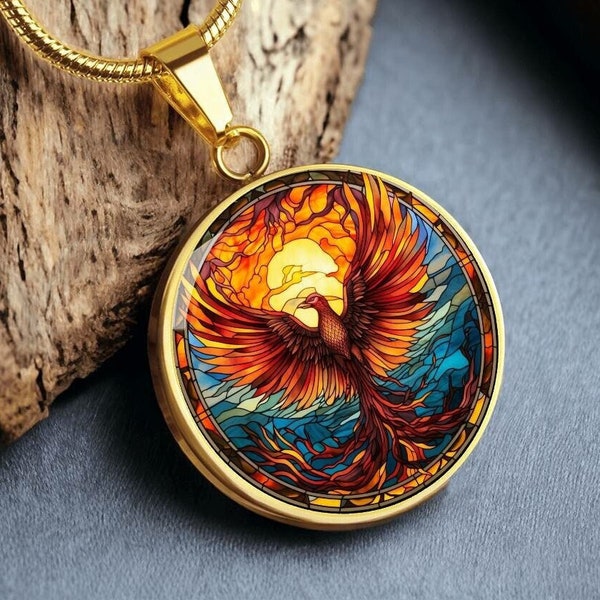 Phoenix Bird Personalized Necklace For Inspirational Gift For Women Personalized Phoenix Necklace Gift For Encouragement Phoenix Pendant