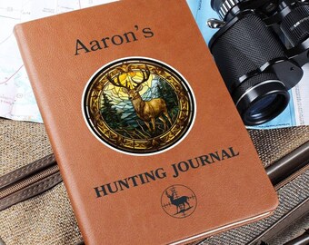 Hunting Journal For Hunter Personalized Logbook Gift For Boyfriend Birthday Gift For Hunting Notes Journal For Husband Gifts For Christmas