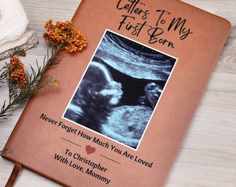 Personalized Pregnancy Journal For First Born Child Gift For Baby Shower Gifts For New Mom Custom Name Notebook For New Baby Keepsake Gifts