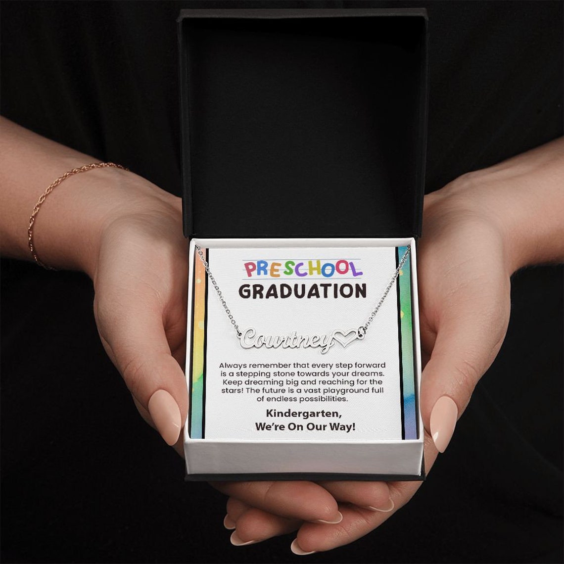 Preschool Graduation Gift for Girl Pre-k Graduation Necklace - Etsy