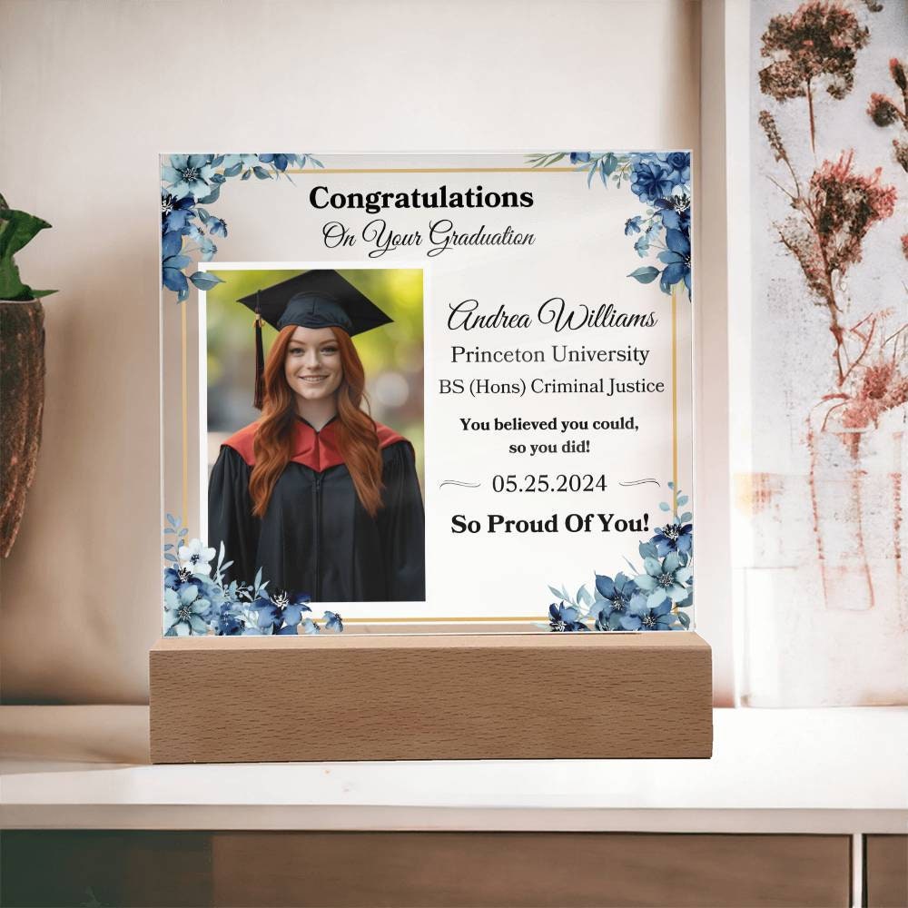 Grad Plaque Graduation Personalized Plaque for Graduation Gift for College Graduate ...