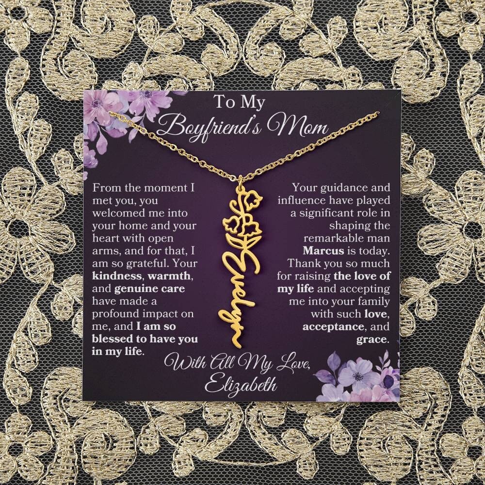 37 Amazon Mother's Day Gifts She'll Actually Use (Not Just Display) 3 To My Boyfriend's Mom Birth Flower Personalized Name Necklace For…