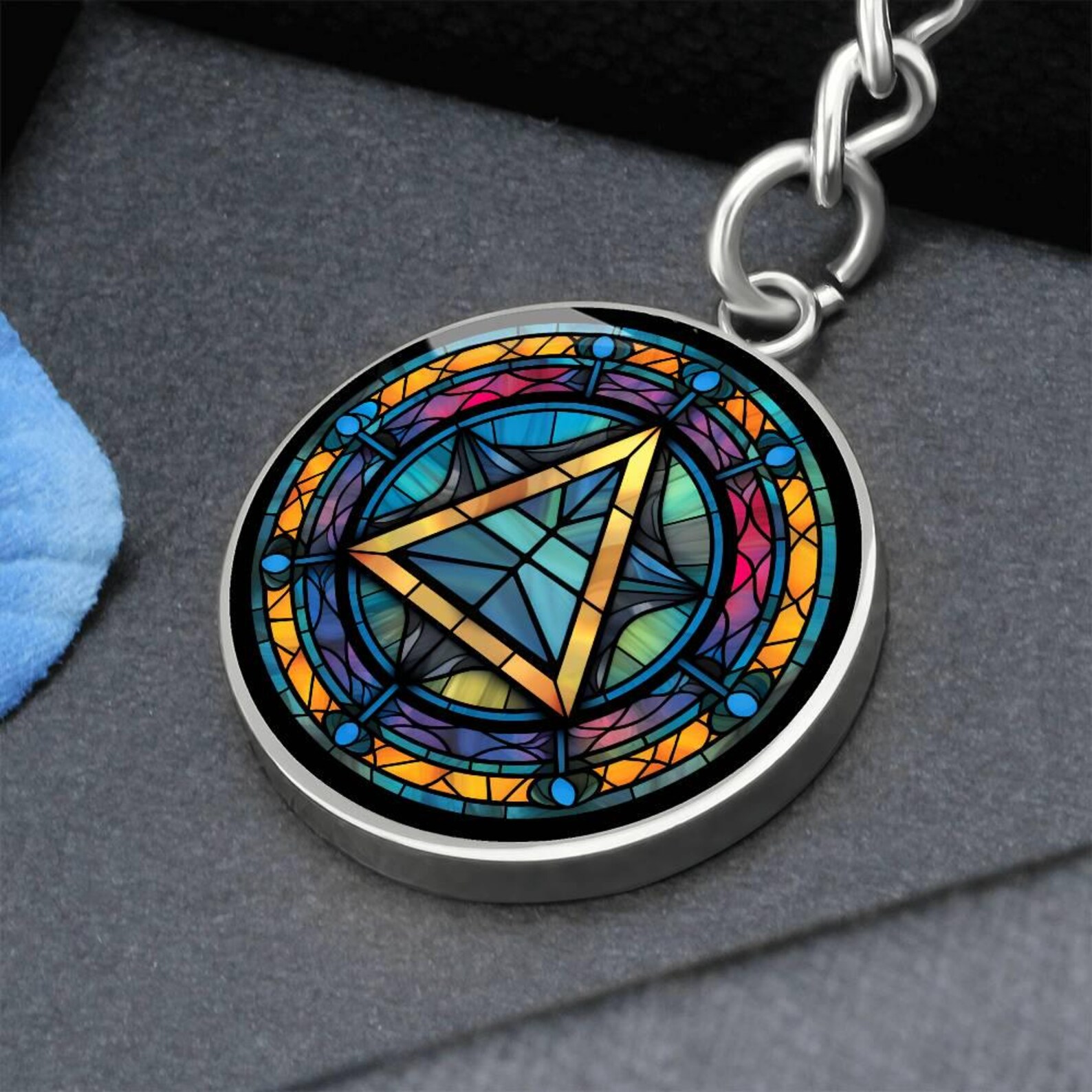 Alcoholics Anonymous Symbol Personalized Pendant Keychain Gift for AA ...
