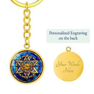 Star Of David Stained Glass Personalized Keychain For Bat Mitzvah Gift For Daughter Mazel Tov Gift For Bat Mitzvah Keychain Gift For Her