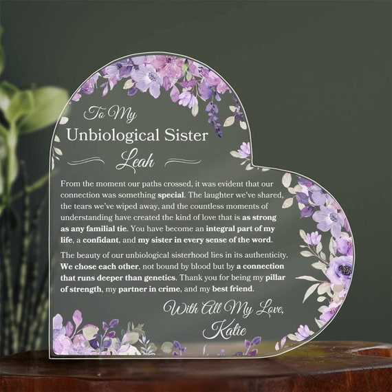 Make-up-Tasche Mit Aufdruck „To My Sister“ – Persönliches Geschenk Für Schwester Oder Freundin, 25,4 X 20,3 Cm