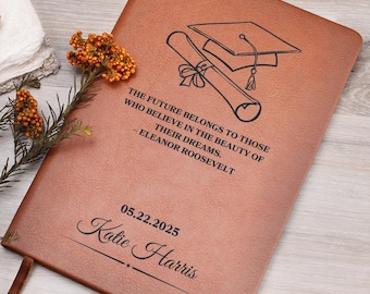 Personalized Graduation Journal Gift For High School Graduation Gift For College Graduate Custom Name Notebook For Grad Keepsake Book Gifts
