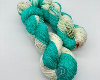 Hand-dyed sock yarn, 6-ply wool, extra fine Merino, 150g each, No. 613