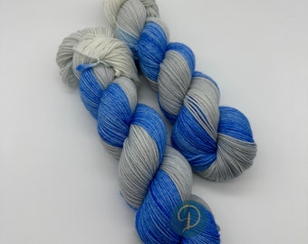 Hand-dyed sock yarn, 4-ply wool, extra fine Merino, 100g each, No. 59