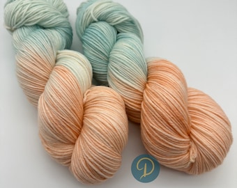Hand-dyed sock yarn, 6-ply wool, extra-fine Merino, 150g each, No. 64