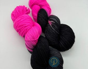 Hand-dyed sock yarn, 6-ply wool, extra fine Merino, 150g each, No. 625