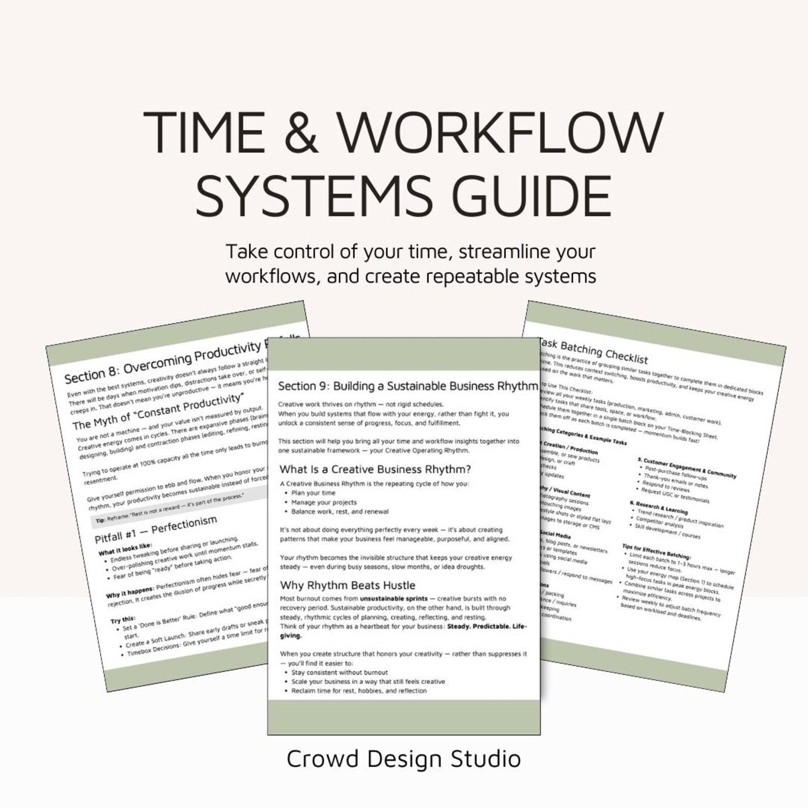 Time & Workflow Systems for Creatives + Makers | Productivity and ...
