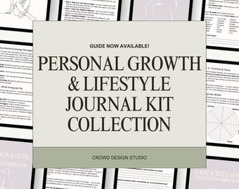 Self-Discovery Journal Kit | Personal Growth Workbook (PDF Bundle)