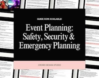 Event Safety Planning Guide, Festival & Concert Toolkit (PDF Download)