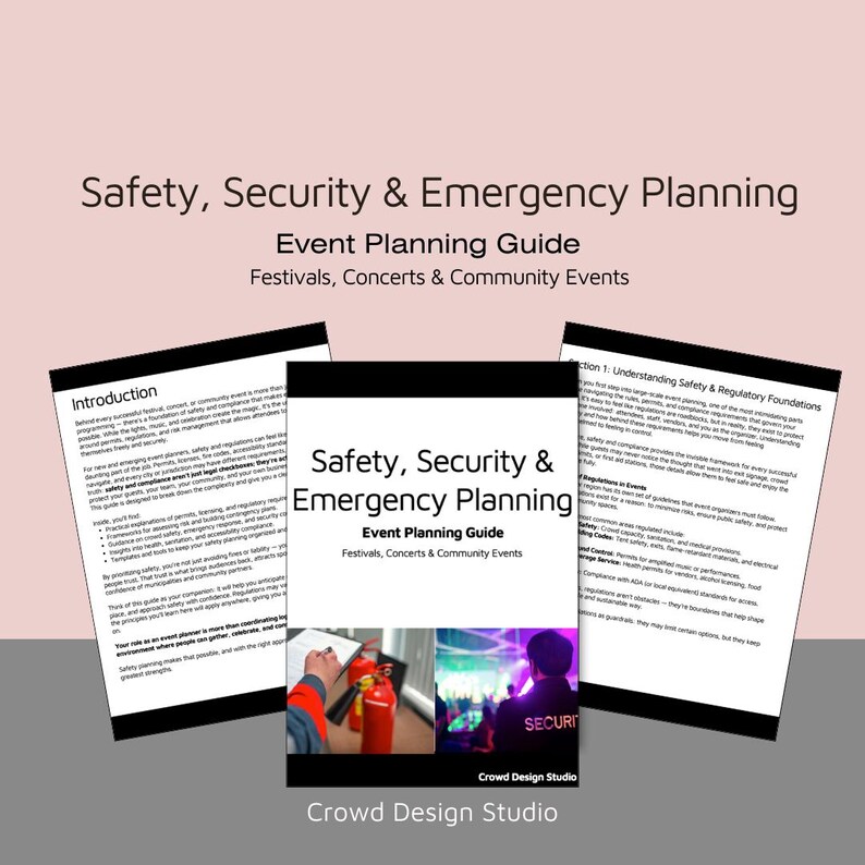 Event Safety Planning Guide, Festival & Concert Toolkit (PDF Download ...