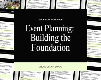 Event Planning Guide – Festivals, Concerts & Community Events (Digital PDF)