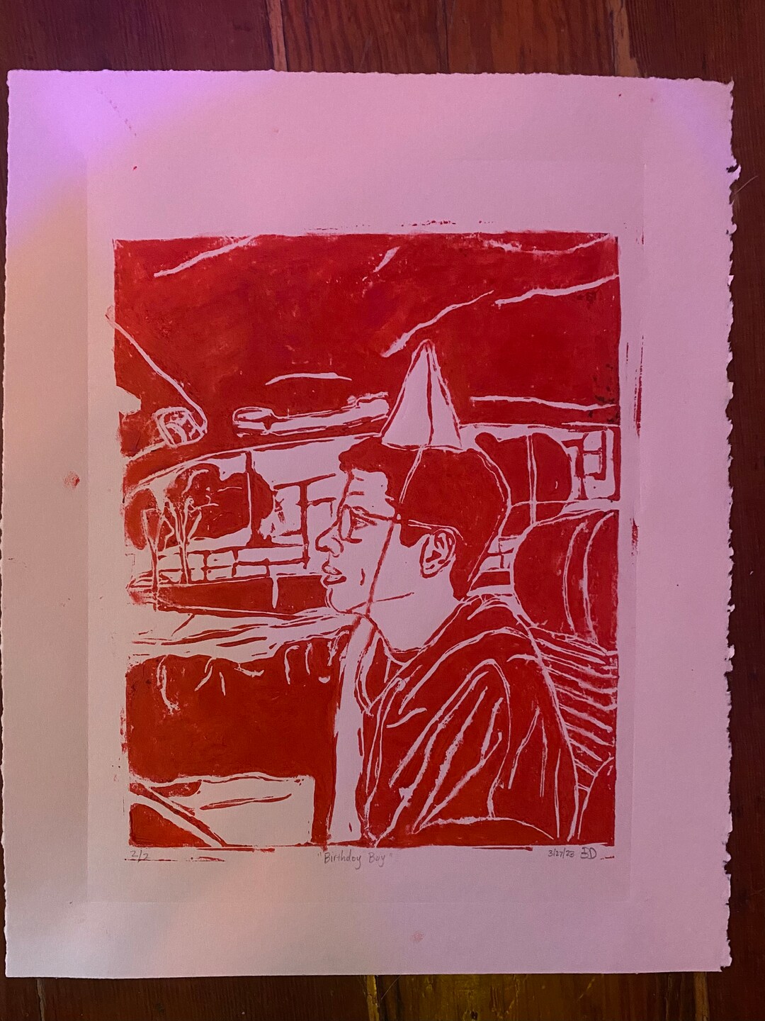 Linoleum Cut Prints Etsy