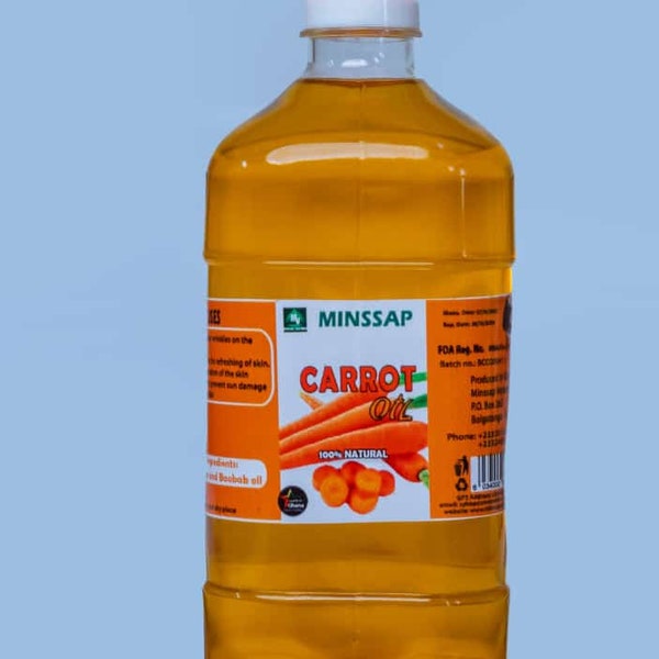 Olio di carota puro/ Olio di carota biologico spremuto a freddo/ 1 litro di olio di carota/ 100 ml di olio di carota/ 500 ml di olio vegano