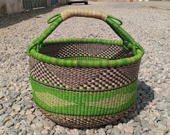 Round shopper basket| farmer market basket| home gift basket| camping basket| eco-friendly basket| mini shopping basket| firewood basket