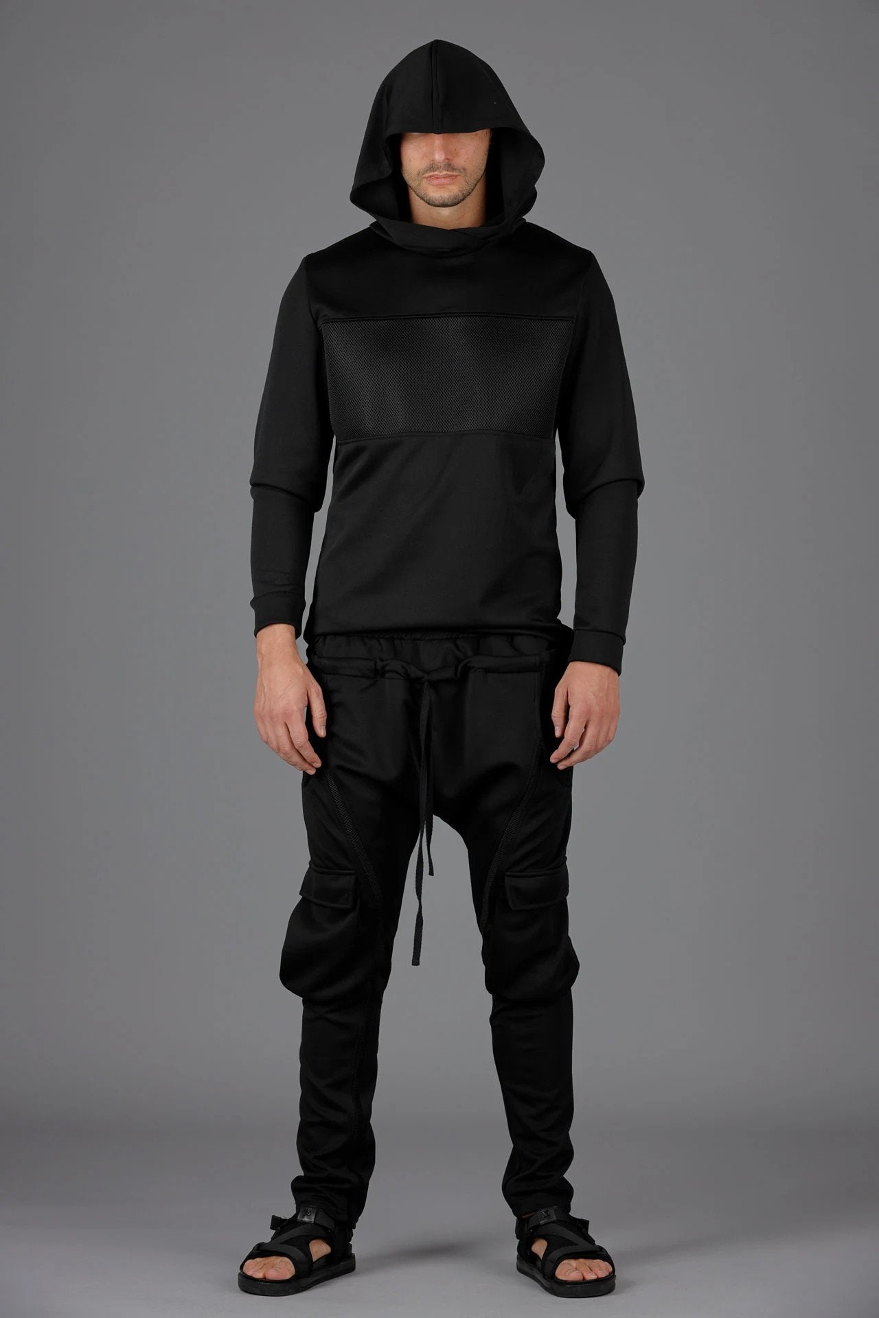 Hhaki/Black Suit Men Social Mens Dress Suit Korean Casual