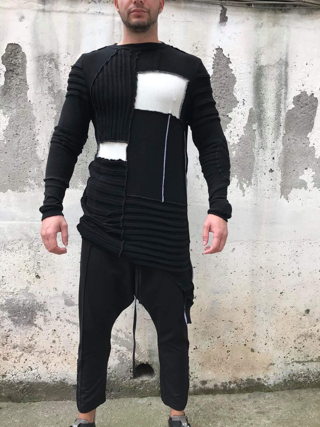 Knitwear Men, Designer Men’s Clothes, Handmade Men's T-shirt , Men’s ...