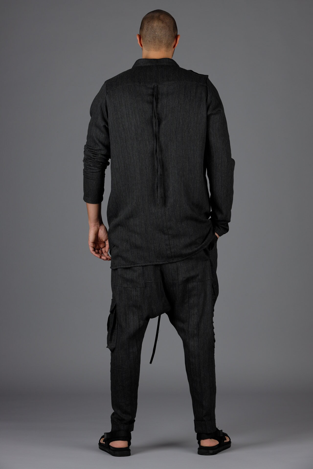Sports Men's Long Sleeve Shirt, Black Men Shirt, Designer Shirt ...