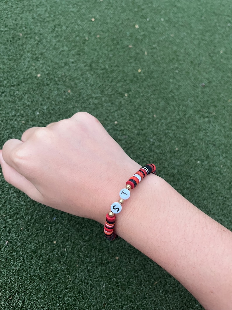 Stranger Things Clay Bead Bracelet Etsy