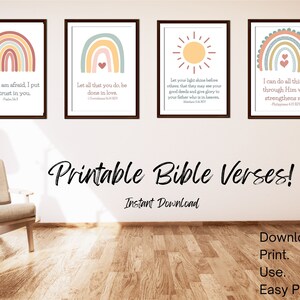 Bible verse wall decor kids