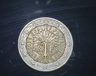 1999 moneda rara dos euros liberte egalite faternite