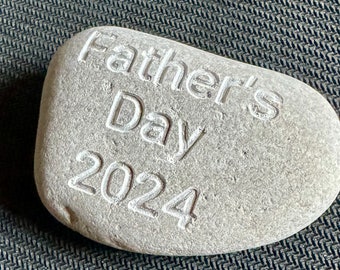 PERSONALISED Engraved Name / Date Memory / Memorial River Pebble