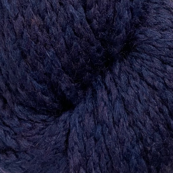 9 Hanks of Mirasol Ushya 98% Merino Wool Chunk Dark Blue #1709 Crochet Knitting Yarn Spun in Peru FREE SHIPPING