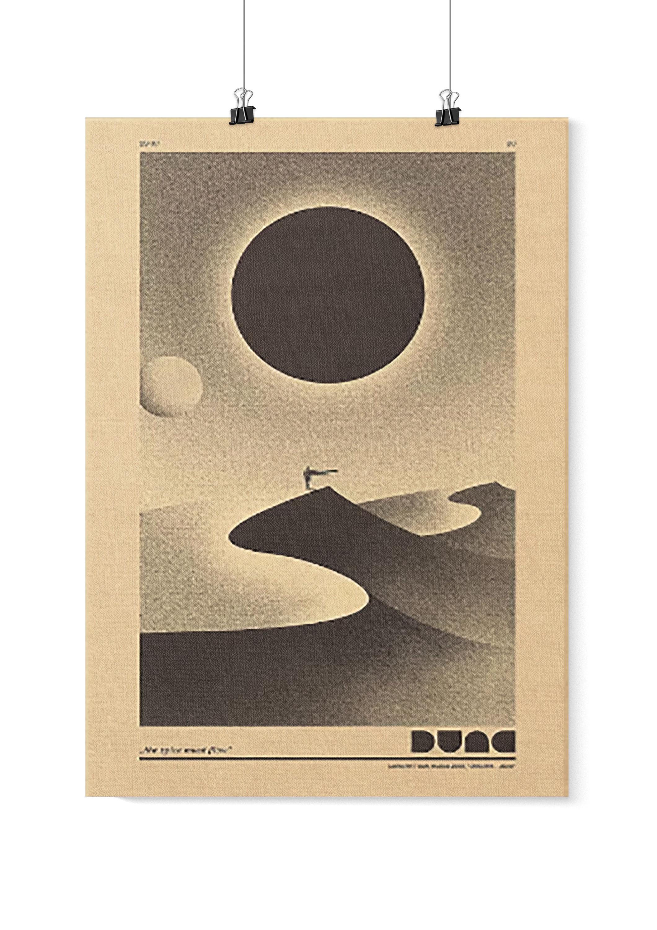Dune Poster, Dune Movie Canvas Wall Art 2021, Arrakis Desert Planet ...