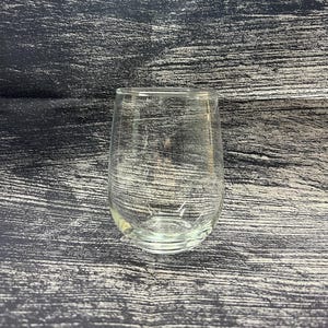 Custom Engraved Stemless Wine Glass