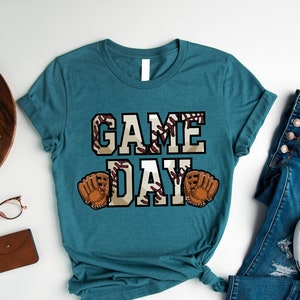 Game Day Baseball Shirt, Baseball Gloves Shirt, Baseball Lover Shirt, Gift For Baseball Lover, Baseball Game Day Apparel, Baseball Tee, F126
