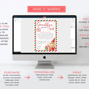 Editable Elf Goodbye Letter, Elf Goodbye, Goodbye From Your Elf ...