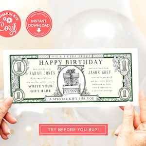 Billet d'événement modifiable, bon d'anniversaire à imprimer à la maison, bon cadeau numérique, billet surprise, cadeau pour lui, cadeau pour elle