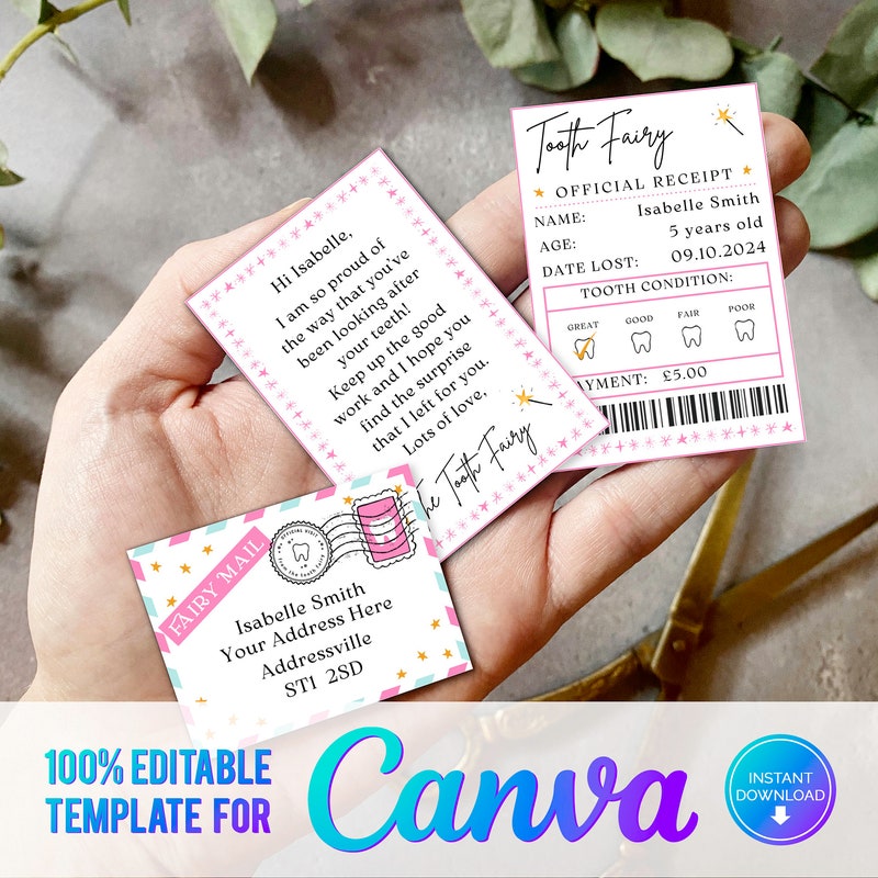 Tooth Fairy Envelope - Etsy