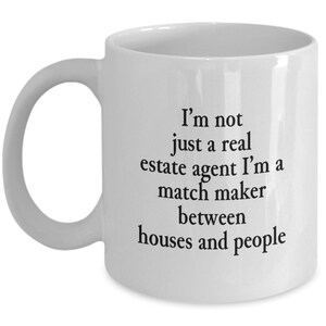 Funny real estate agent coffee mug