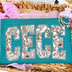 Cece mormor png | Cece blommig png | Mormor png | Mormor png | Nana png | Mimi png | Blommig mormor png | Söt Cece png | Boho png