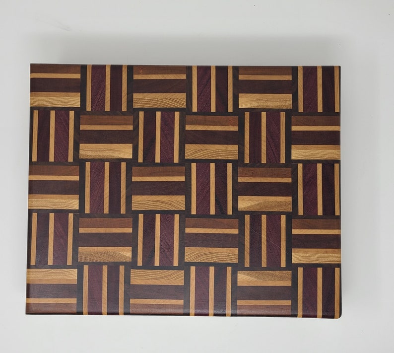 Basket Weave Handcrafted Personalized Cutting Board Etsy