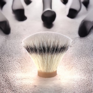 29mm Shaving Brush Knot Silvertip Synthetic Replacement 29mm Synthetic Badger Knot Extra Dense Fan Shape Premium Quality Wet Shave Brush