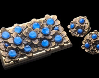 Neiger Brothers Brooch with Earrings