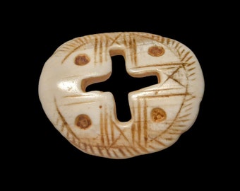 Carved Shell Bead