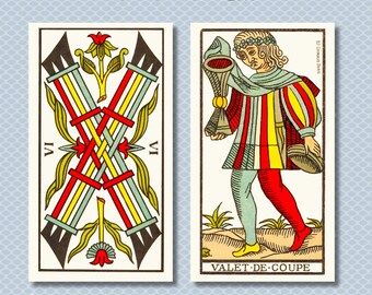 Nicolas Conver Tarot 1760 • Authentic Tarot of Marseille • the