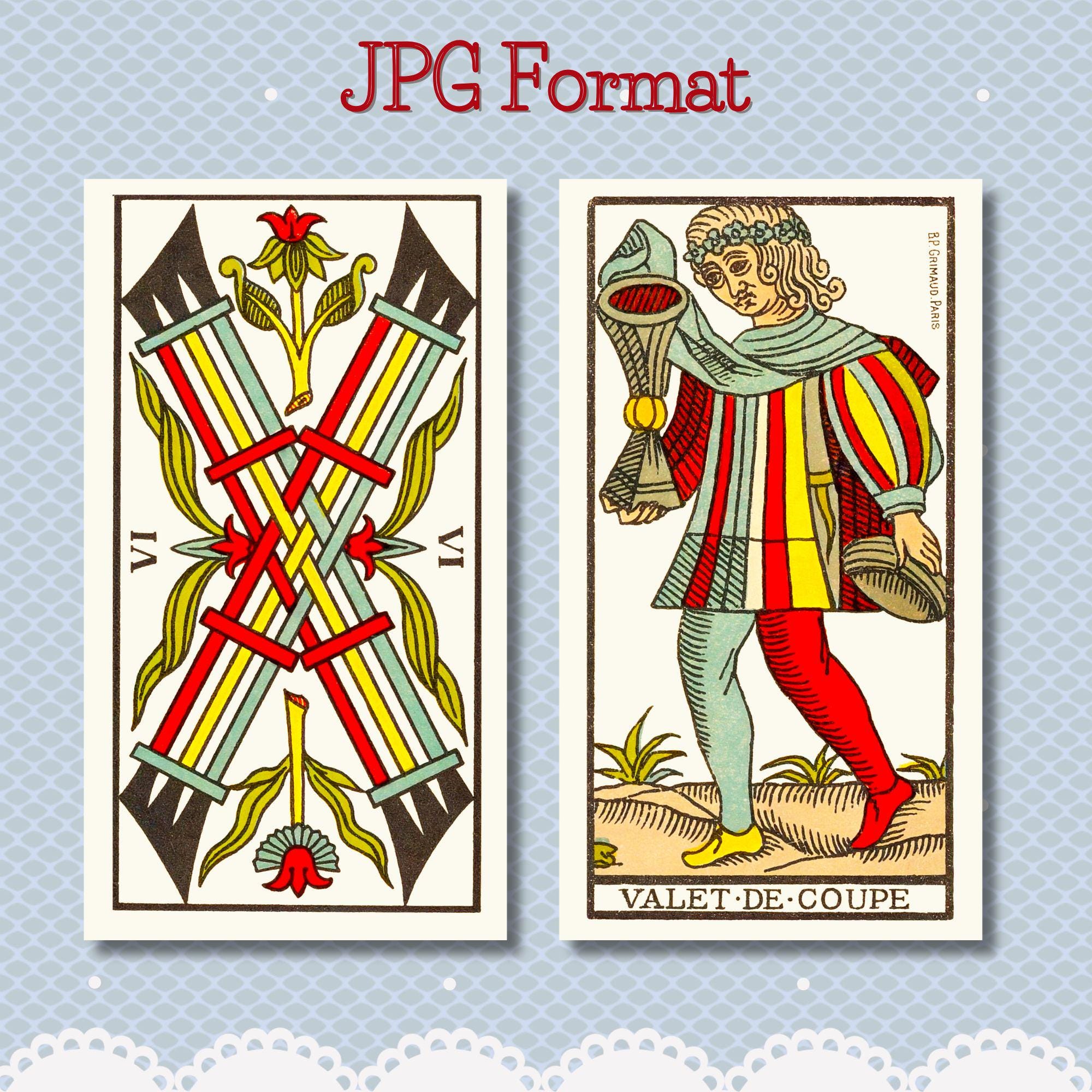 Jean Arnoult Tarot 1748 • Authentic Tarot of Marseille • the Gold