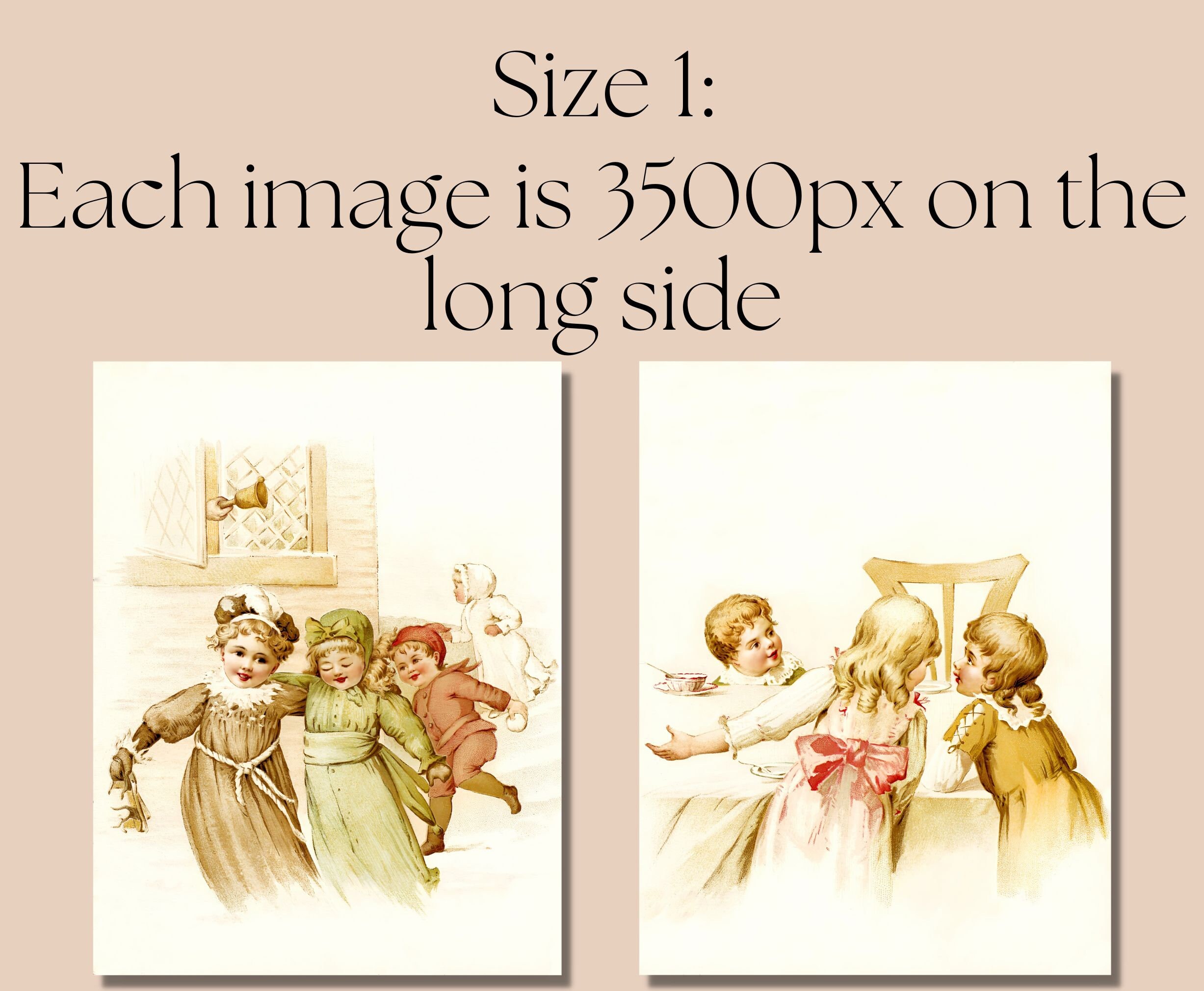 Printable Vintage Children Collage Sheets, Ephemera Kit, Vintage Kids ...