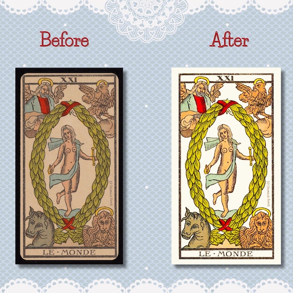 Nicolas Conver Tarot 1760 • Authentic Tarot of Marseille • the