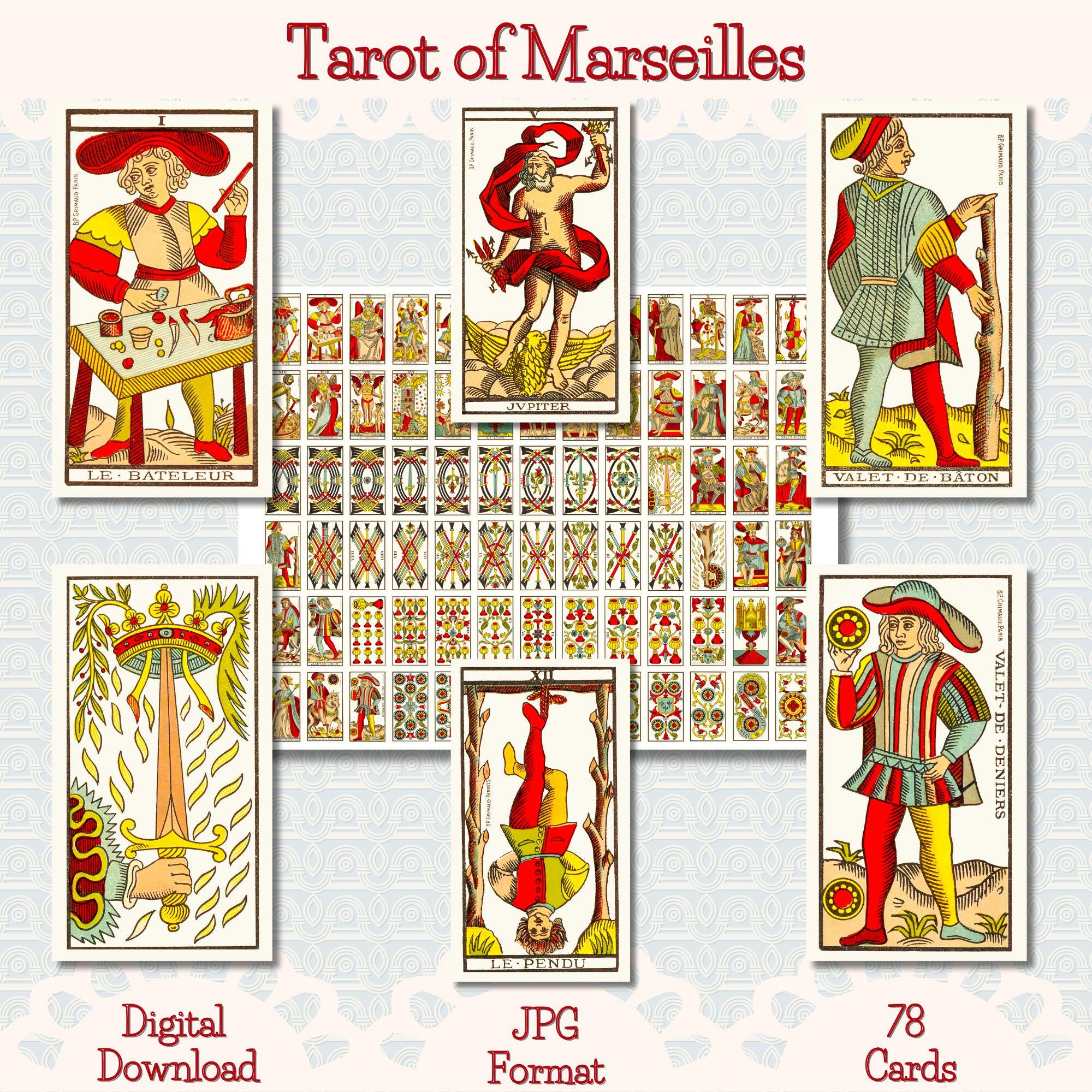 ●○● THE TAROT OF MARSEILLE ●○● Tarot of Marseille Mini | Llewellyn Worldwide, Ltd.
