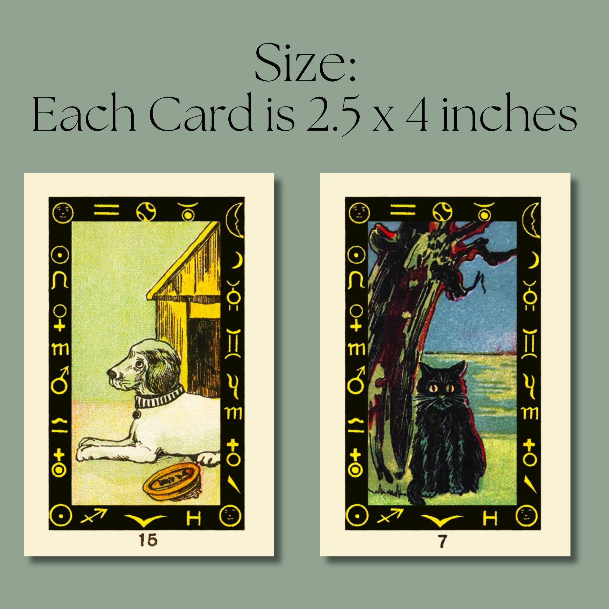 Antique Russian Lenormand 1880 • Will of Lenormand Oracle • Imperial ...